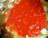 簡単！イワシの醤油煮缶トマトソースパスタ作り方4写真
