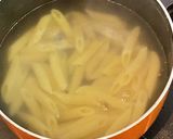 トマトソースで茄子とピーマンのペンネ作り方4写真