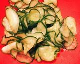 きゅうりとシラスの酢だこ♫作り方1写真