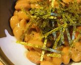 毎日の納豆●さっぱり梅肉海苔納豆作り方1写真