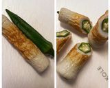 オクラちくわ☆ポークケチャップ弁当作り方4写真