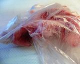 ズッキーニと豚のアーモンドみそ炒め作り方1写真
