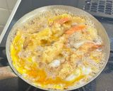 海老天ぷらの卵とじ丼作り方6写真