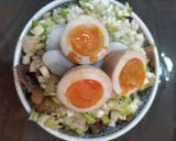 さっぱりスタミナ丼作り方3写真