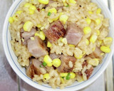 炊飯器でとうもろこしと牛肉の炊き込みご飯作り方20写真