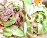 あごだしの風味豊かな焼きうどん作り方6写真