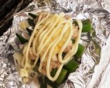 茹で、乗せ、焼く！オクラのツナマヨチ焼き作り方3写真