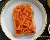ほくほく甘いカボチャのスイーツトースト作り方5写真