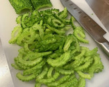ゴーヤと鯖の卵とじ作り方1写真