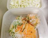 大根サラダの豚かつ丼☆ソースマヨ味作り方4写真