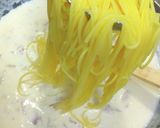 米粉パスタでカルボナーラ グルテンフリー作り方11写真
