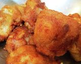 減塩ヤンニョムチキンの黒ごま塩掛けです作り方3写真