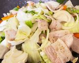 お野菜たっぷり！豚肉もりもり！キムチ炒め作り方4写真