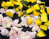 簡単！かぼちゃと鶏肉と瓜の甘酢炒め作り方7写真