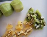 まるごとキウイのロールケーキ作り方8写真