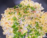 簡単にパラパラになる！鮭しらす炒飯！作り方5写真