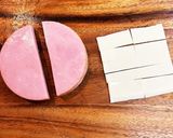 ハムカツinチーズ作り方1写真