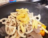 甘くてこってり☆鶏肉とレンコンきんぴら風作り方4写真