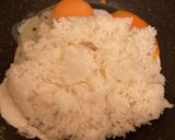 【一人暮らしの】限界卵チャーハン作り方3写真