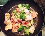 鶏肉とブロッコリーのレモンバジル炒め作り方3写真