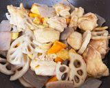 甘くてこってり☆鶏肉とレンコンきんぴら風作り方5写真