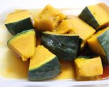 朝昼夕♪絶品♪かぼちゃ煮物入り卵焼き作り方1写真