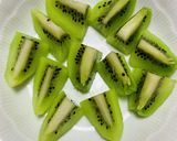 キウイ茶福豆ベビーチーズピンクペッパー作り方5写真
