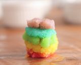 虹色！レインボーケーキポップ作り方12写真