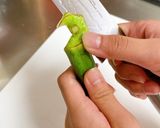 レンチン!胡麻オクラ作り方3写真