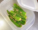 レンチン!胡麻オクラ作り方7写真