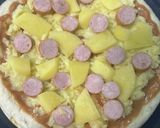 ポテマヨソーセージピザ作り方4写真