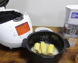 とうもろこしとベーコンの焦がし醤油ごはん作り方3写真