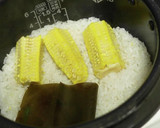 とうもろこしとベーコンの焦がし醤油ごはん作り方6写真