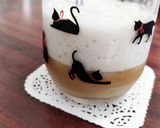 二層に分かれるフローズンコーヒー牛乳作り方3写真