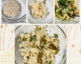 オクラが主役！オートミール入りエビ餃子♪作り方2写真