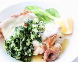 【チーズチキンソテー(小松菜ソース)】作り方6写真