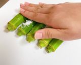 レンチン!胡麻オクラ作り方1写真