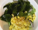 とうもろこしとワカメのサラダ作り方8写真
