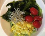 とうもろこしとワカメのサラダ作り方9写真
