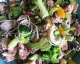 ダイエット サバ水煮缶 サラダ 冷麦作り方3写真