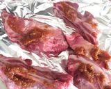 がっつり肉料理！味噌塗りスペアリブ焼き作り方2写真