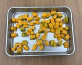 【大崎市】かぼちゃ蒸しパン【学校給食】作り方1写真