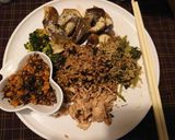 ナスのナンプラー鶏味のレンチンパルメザン作り方3写真