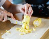とうもろこしのとろとろスープ作り方2写真
