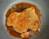 チキンステーキ＊ハニーケチャップソース作り方4写真