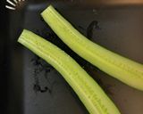 胡瓜とベーコンと卵の炒め物　ガーリック味作り方2写真