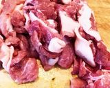 レンジで時短！かぼちゃとなすの豚肉炒め作り方4写真