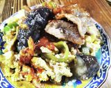 厨房ばあばぁ!茄子.豚肉の卵炒和合?作り方5写真