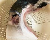 ぶりのカマの煮付け作り方1写真