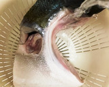 ぶりのカマの煮付け作り方1写真
